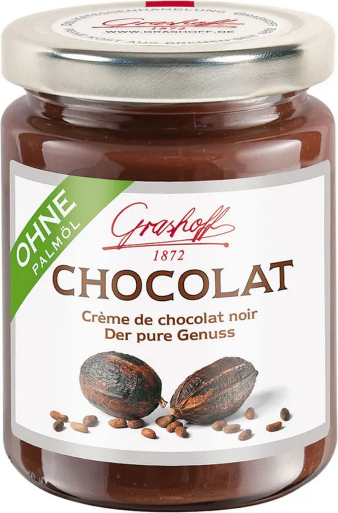 Schoko-Creme CHOCOLAT mit dunkler Schokolade von Grashoff, 250g