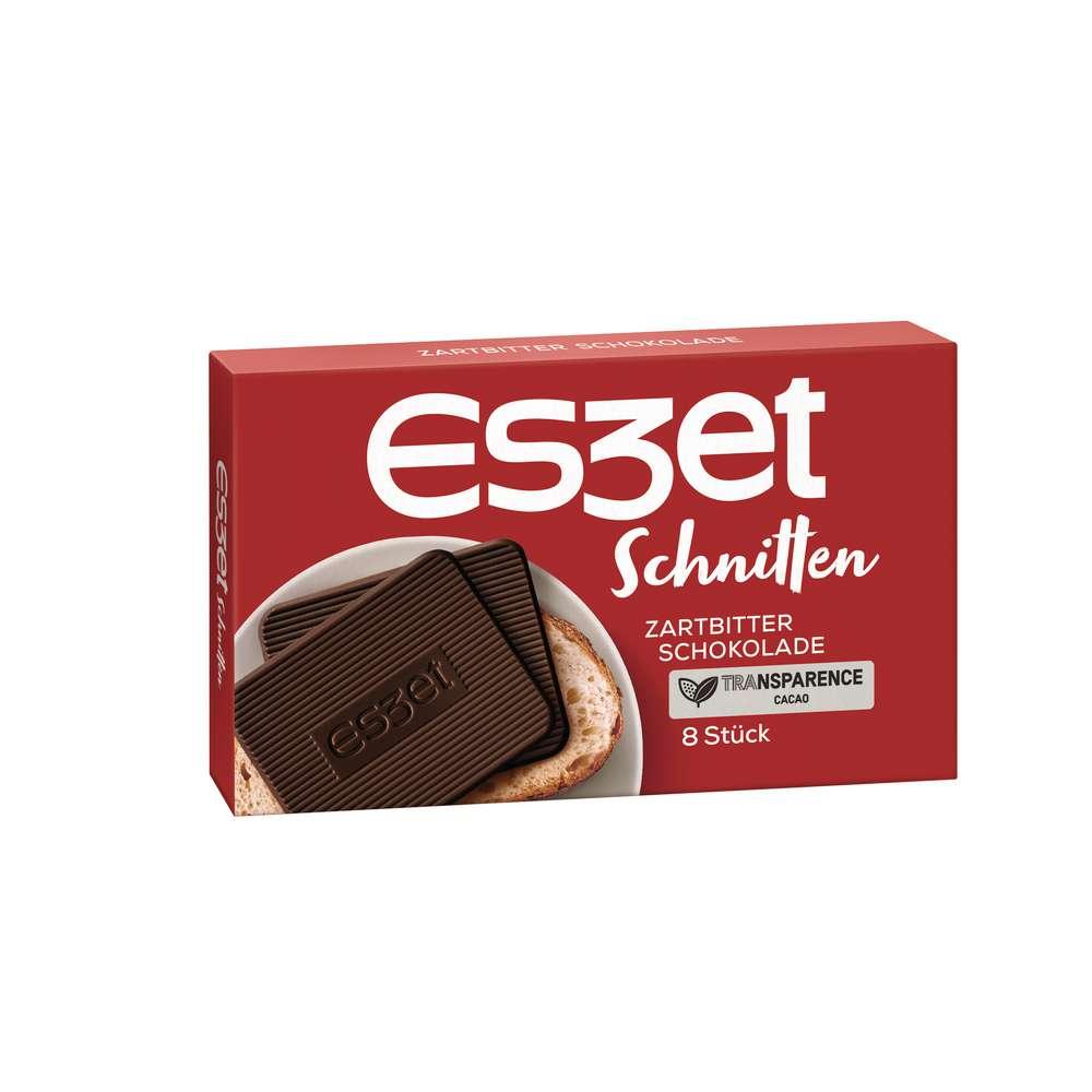 Chocolate slices, dark chocolate