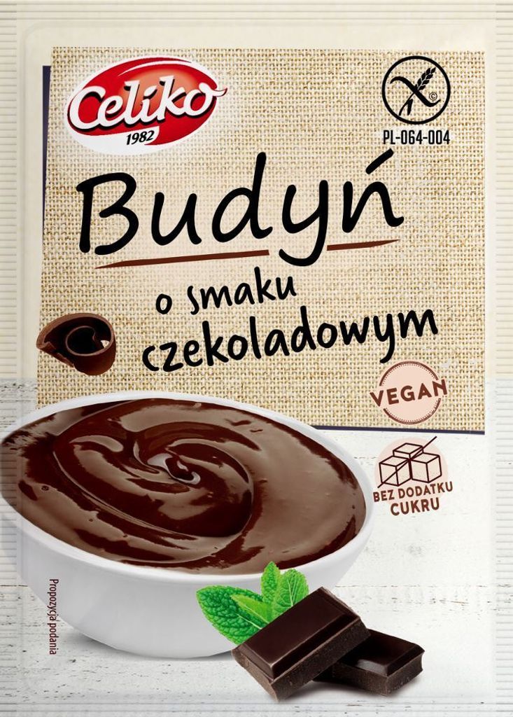 CHOCOLATE PUDDING, GLUTEN-FREE 40 g - CELIKO