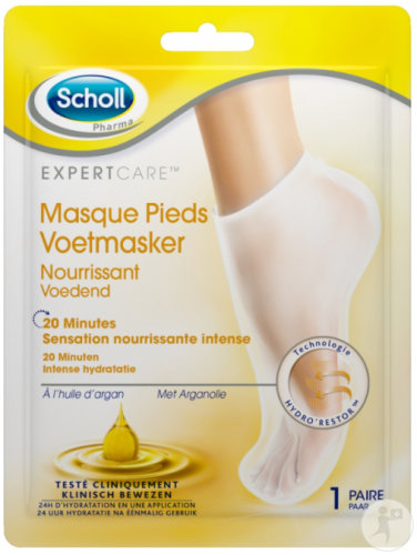 Scholl Nourishing Foot Mask With Argan Oil 1 Pair