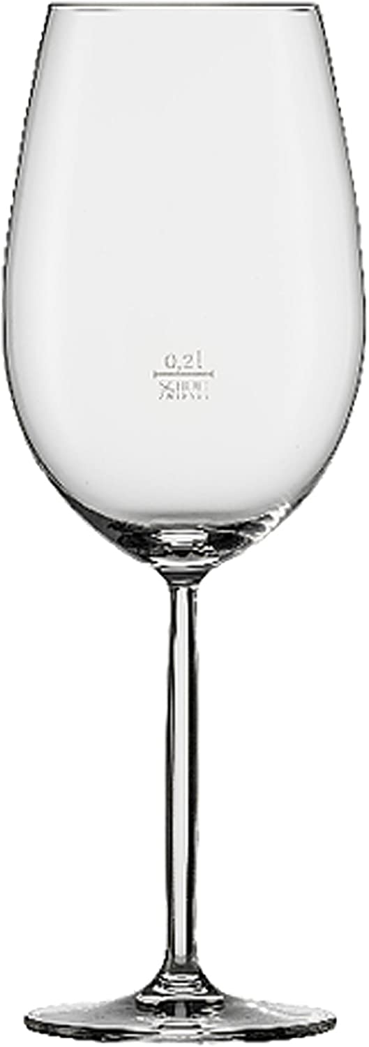Schott Zwiesel Diva Bordeaux Potal, Glass, Transparent, 9.9 cm, 6