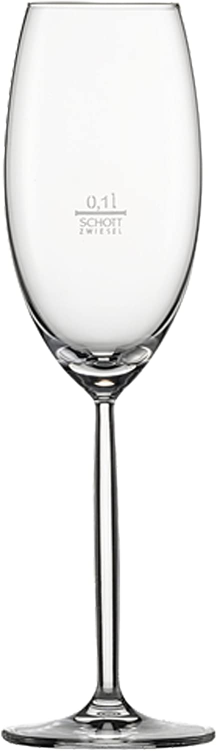 Schott Zwiesel Diva Champagne Glass, Transparent, 7.2 cm, 6