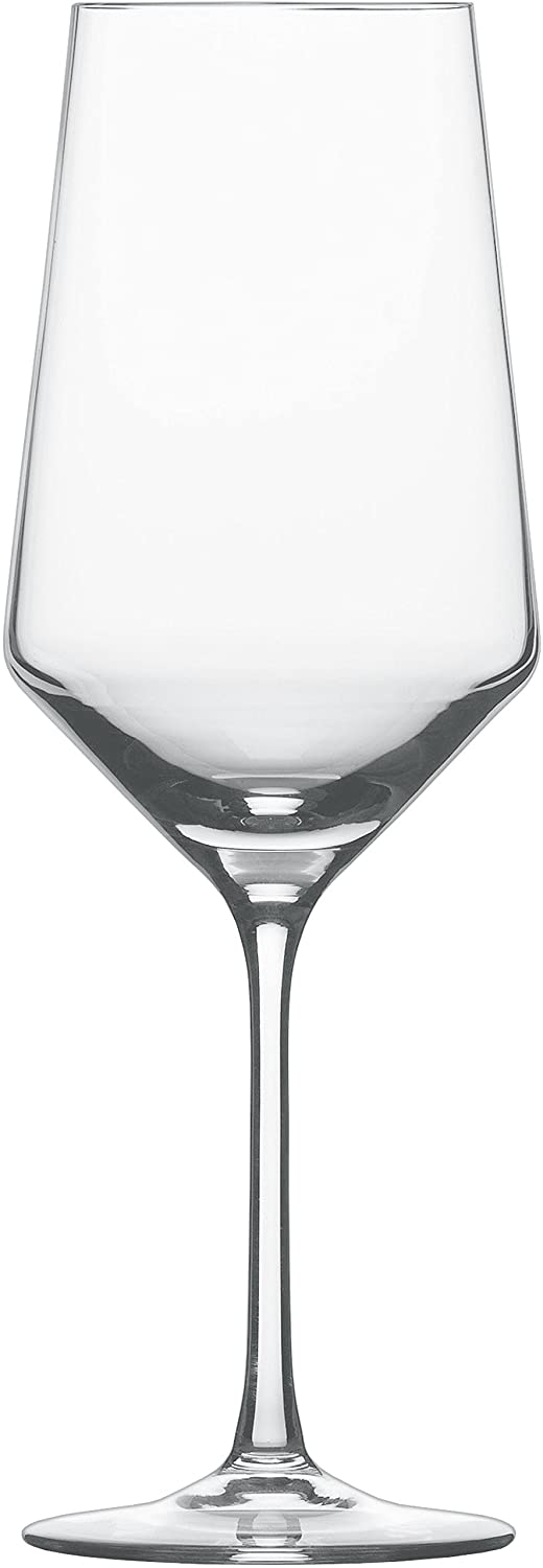 Schott Zwiesel 112942 Serie Pure 2-teiliges Bordeaux Rotweinglas Set, Kristallglas