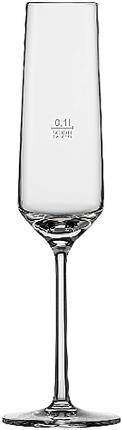 Schott Zwiesel 112747 Champagne Flute Glass, Clear, 6 Units