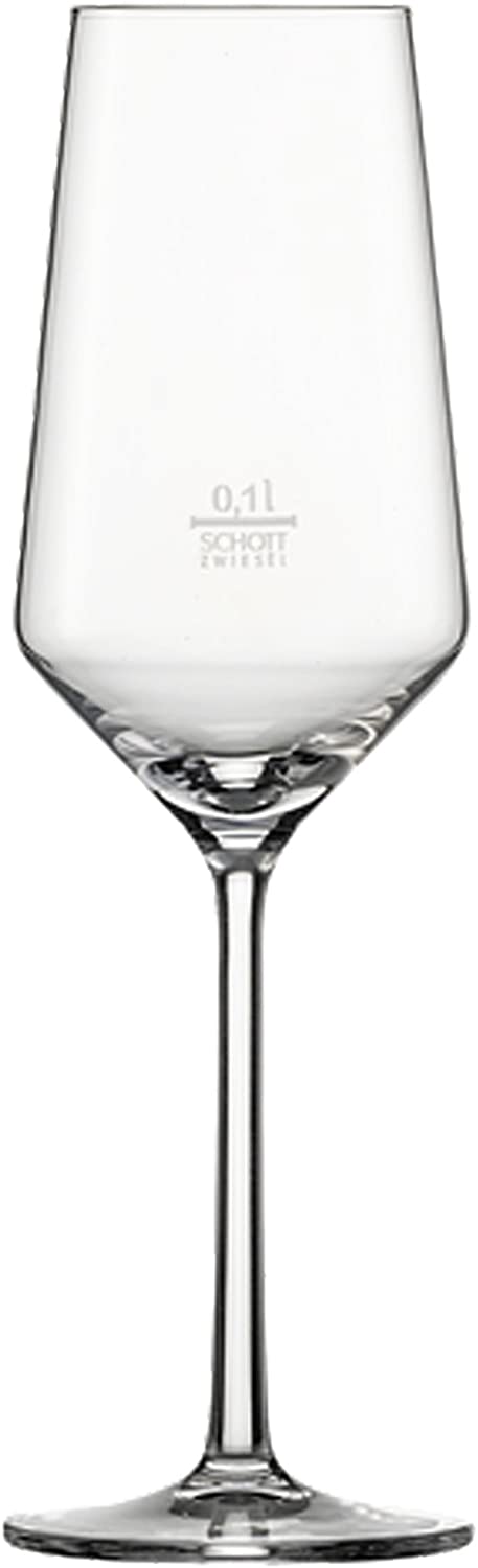 Schott Zwiesel Pure Champagne Glass, Transparent, 7.2 cm, 6