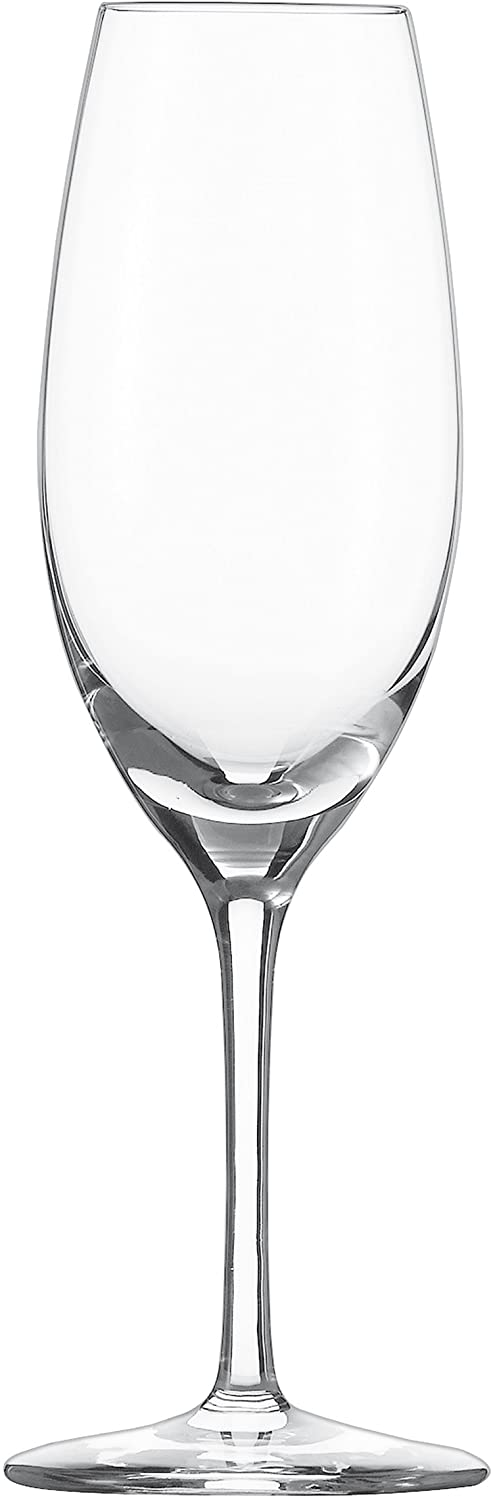 Schott Zwiesel 114662 Champagne Flute Glass, Clear, 6 Units