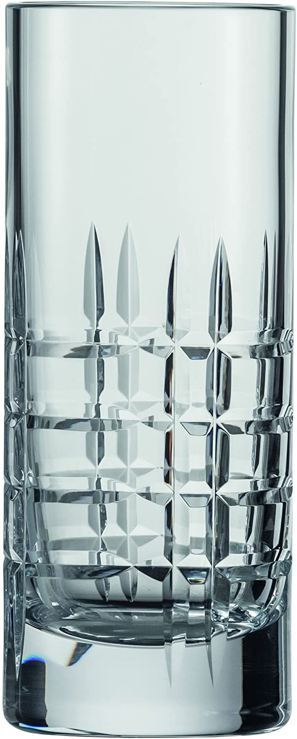 Schott Zwiesel Basic Bar Classic Set of 6 Long Drink Glasses, Crystal, Colourless, 6.1 cm, 6