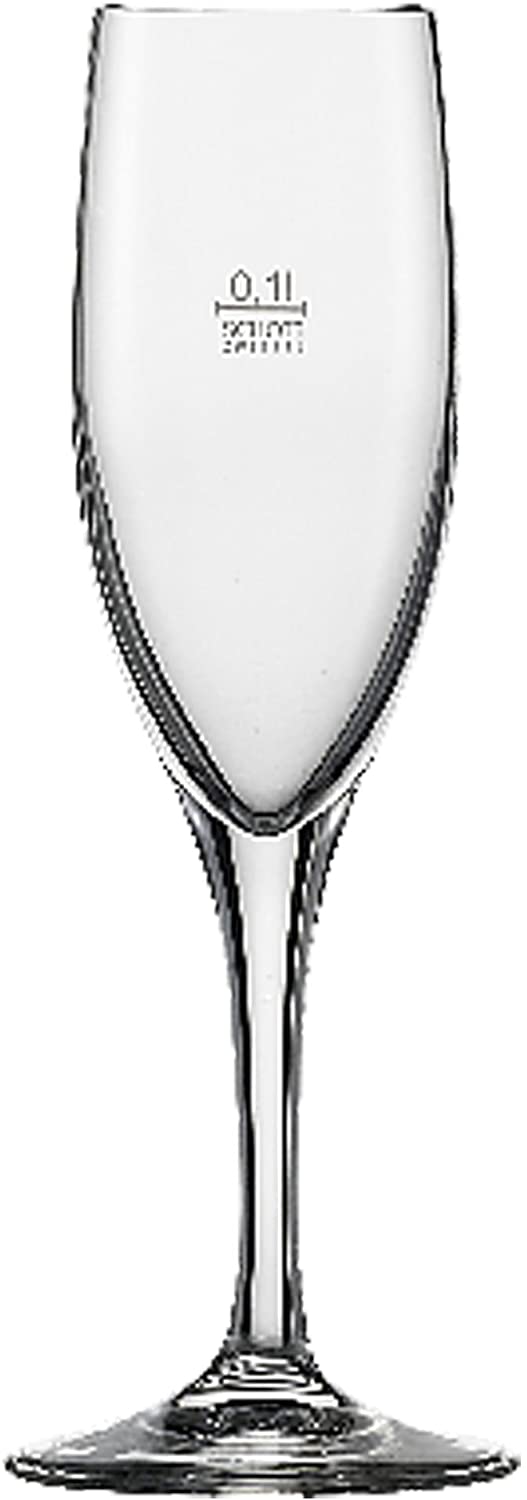 Schott Zwiesel 132599 Champagne Flute Glass, Clear, 6 Units