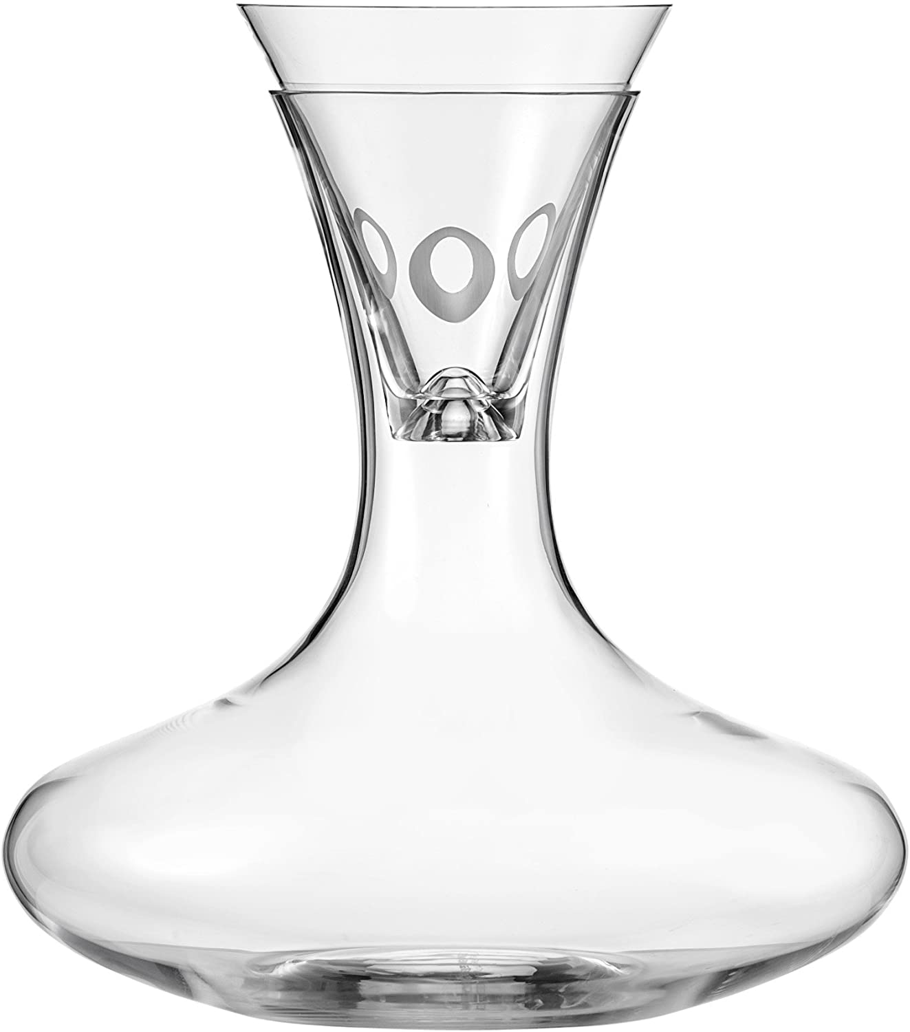 Schott Zwiesel Diva Decanter with Dryer 1000 ml Gift Set, Glass, Transparent, 33 x 23 x 25.5 cm