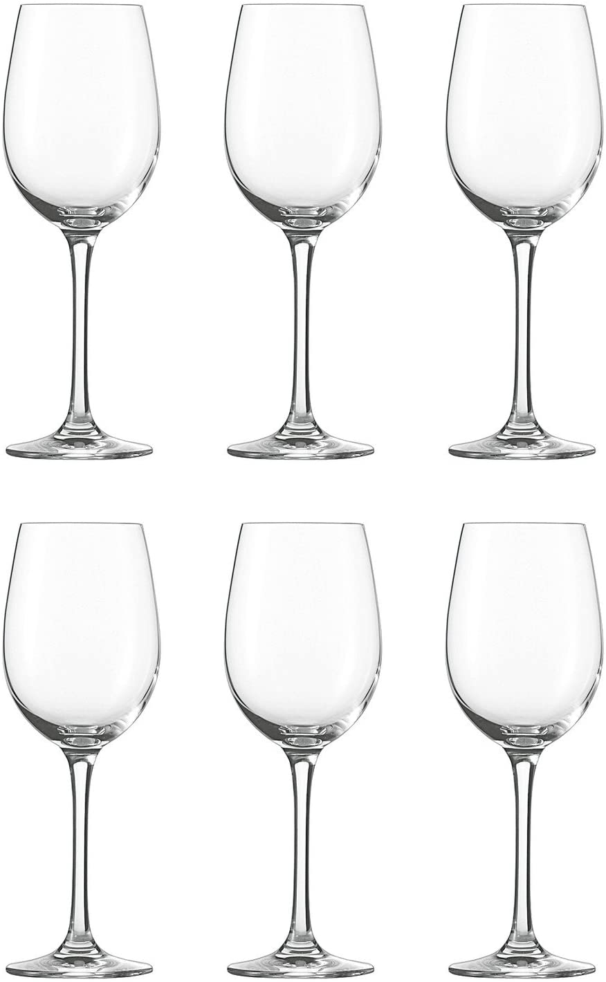 Schott Zwiesel White Wine Glass Goblet 106221 \'Classico\', 312 ml, height: 21 CM (Pack of 6)