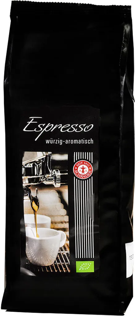 Schrader Espresso Organic Variant: 250g (Whole Bean)