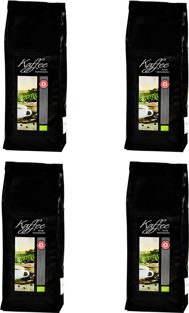 Schrader Coffee Selection Exquisite Set of 4 Organic, ground