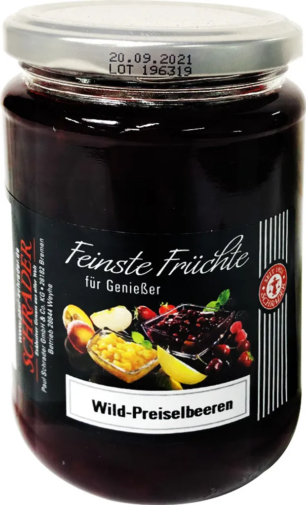 Schrader Wildpreiselbeeren aus Skandinavien