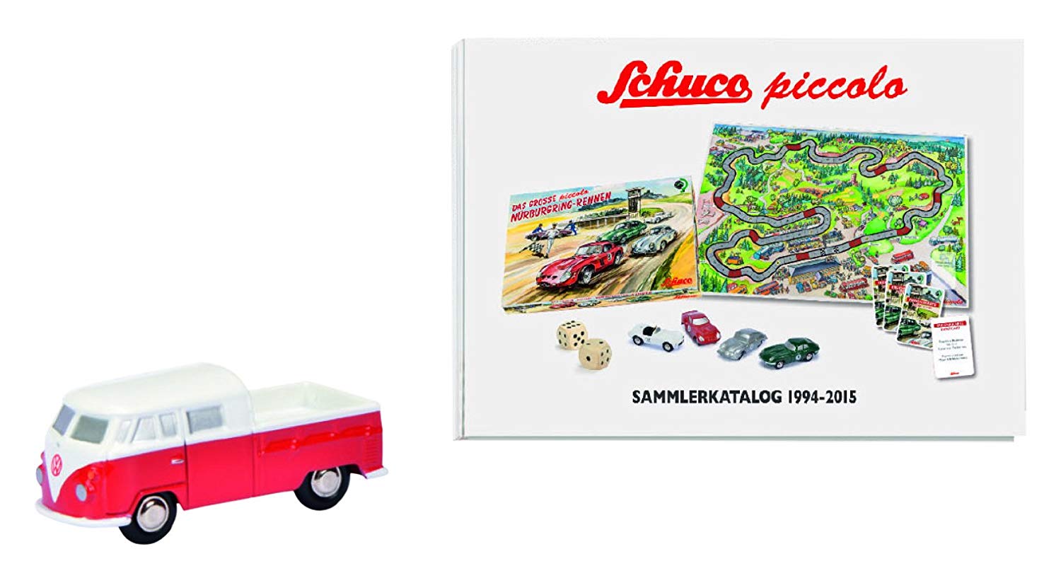 'Schuco 450607200 "Piccolo Set Collectors Catalogue 2015/VW T1 Vehicles