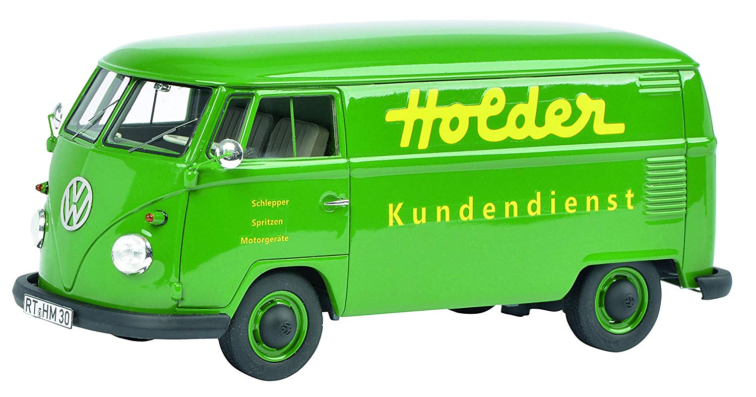 Schuco 450892700 Vw T1B Holder 1: 32 Scale (Green/Yellow)