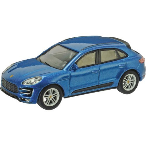 Schuco 452013700 Porsche Macan, 1: 64 Scale Model Car Blue