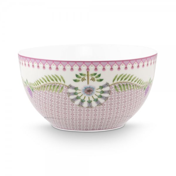 Bowl Cereal Bowl Lily & Lotus Tiles Purple Pip Studio