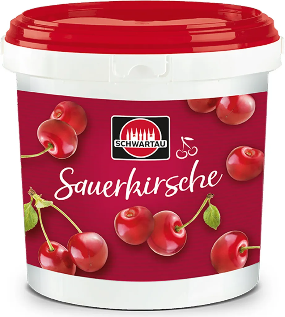 Schwartau Eimer Konfitüre Sauerkirsche Aufstrich im Gastro Pack 2900g