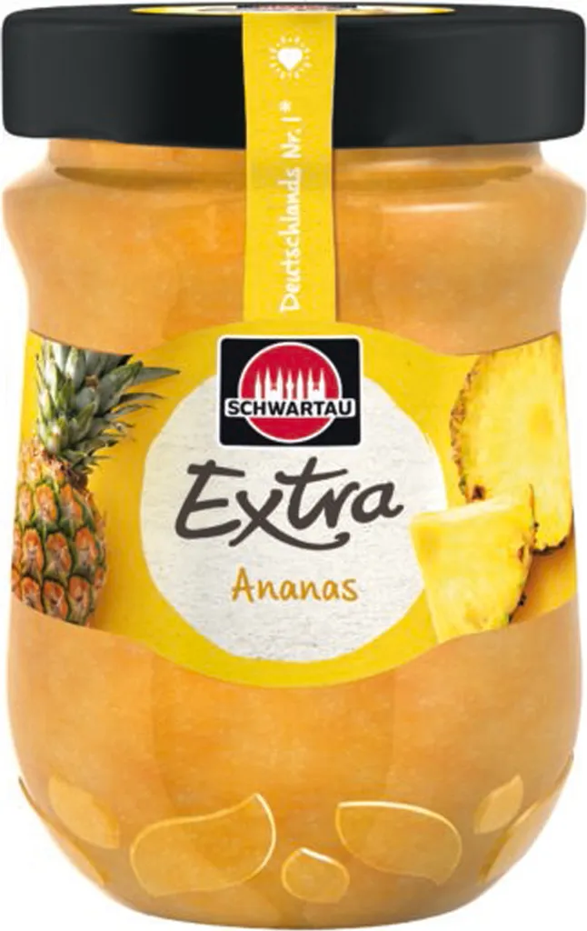 Schwartau Extra Ananas Fruchtaufstrich aus besten Früchten 340g