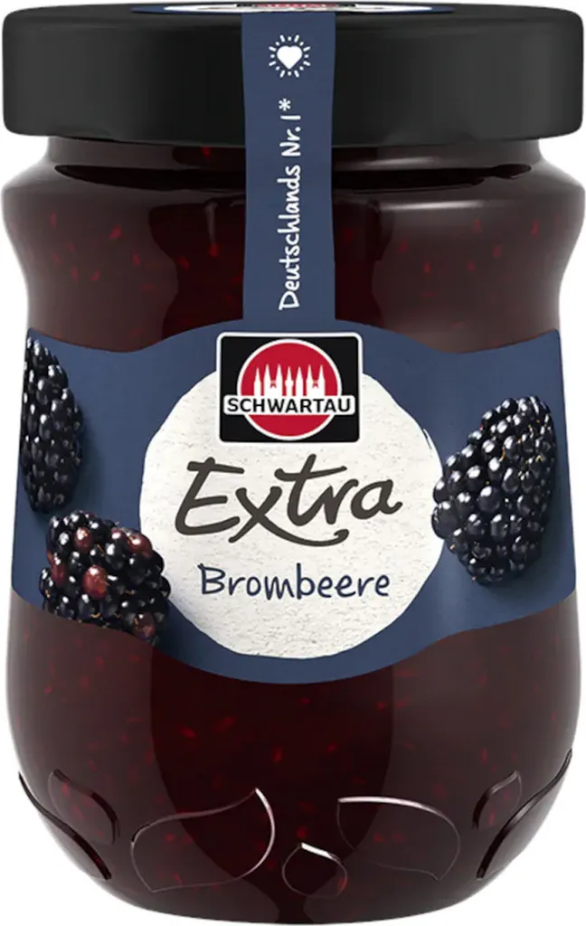 Schwartau Extra Brombeere Frühstück Fruchtaufstrich vegan 340g