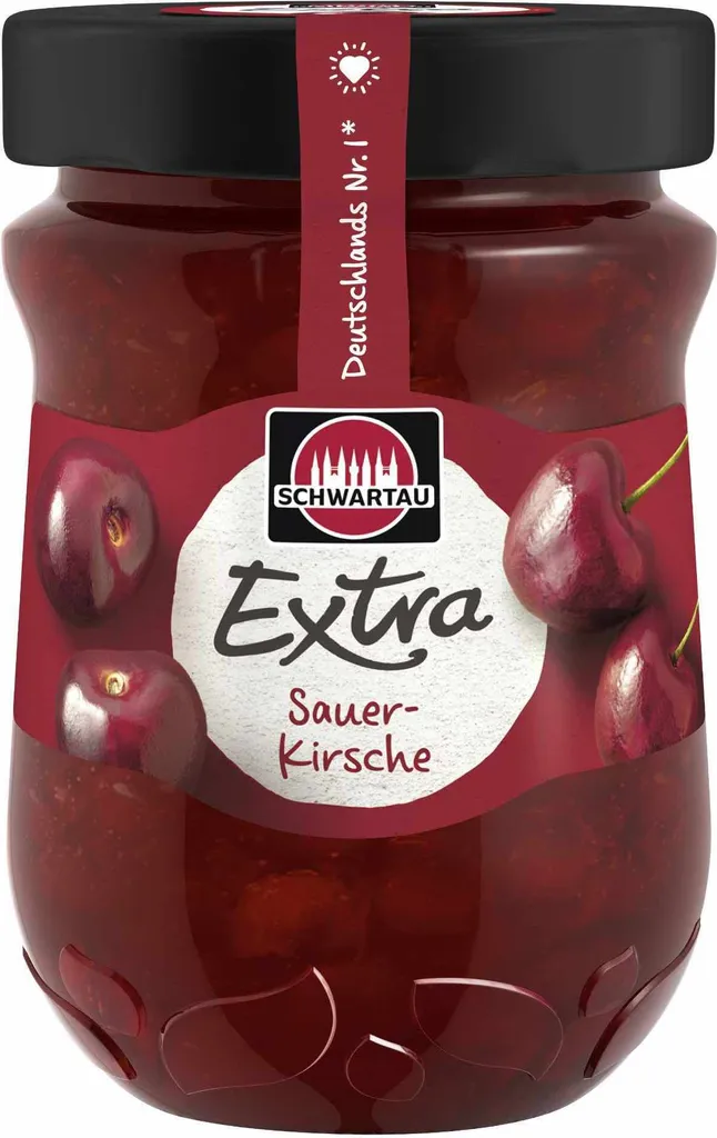 Schwartau Extra Sauerkirsche Frühstück Fruchtaufstrich vegan 340g