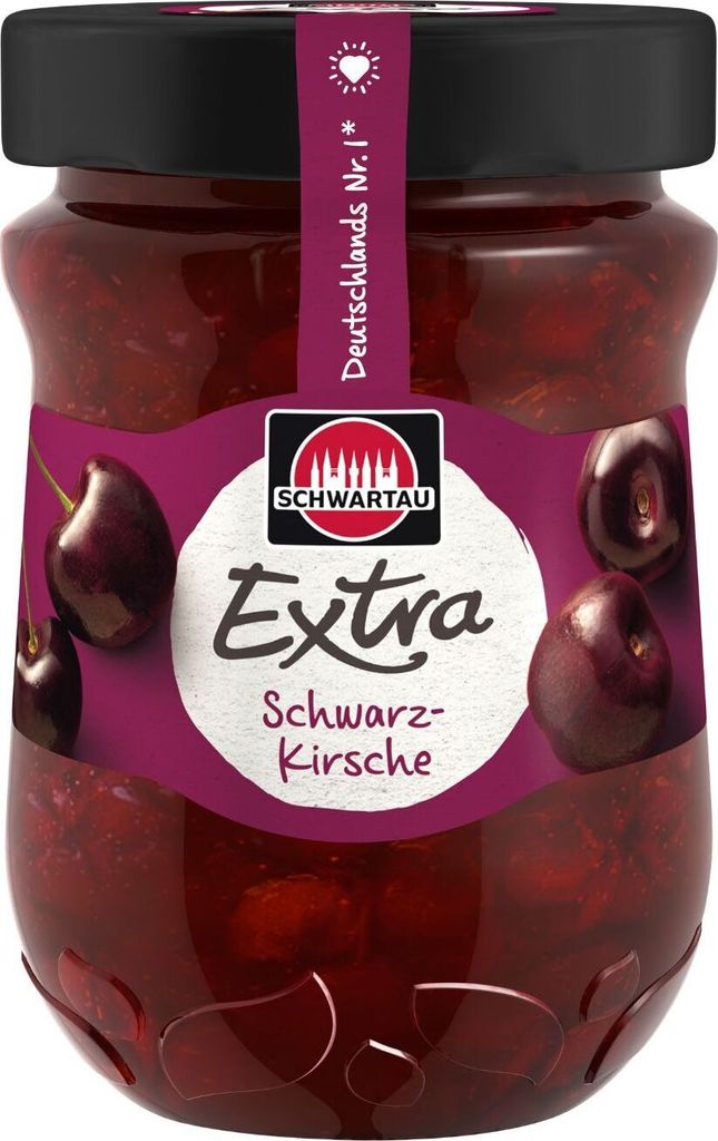 Schwartau Extra Schwarzkirsche, 340g