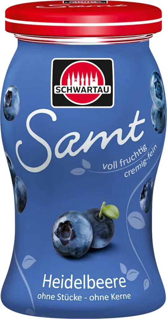 Schwartau Samt Heidelbeere Frühstück Fruchtaufstrich Streichzart 270g