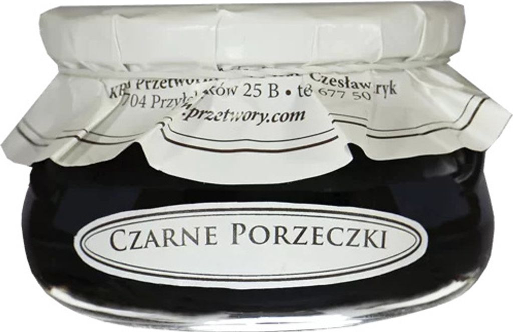 SCHWARZE JOHANNISBEERE-MARMELADE 320 g - KROKKUS