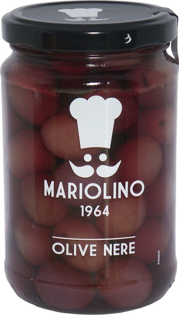 Pitted black olives 314 ml. - Mariolino