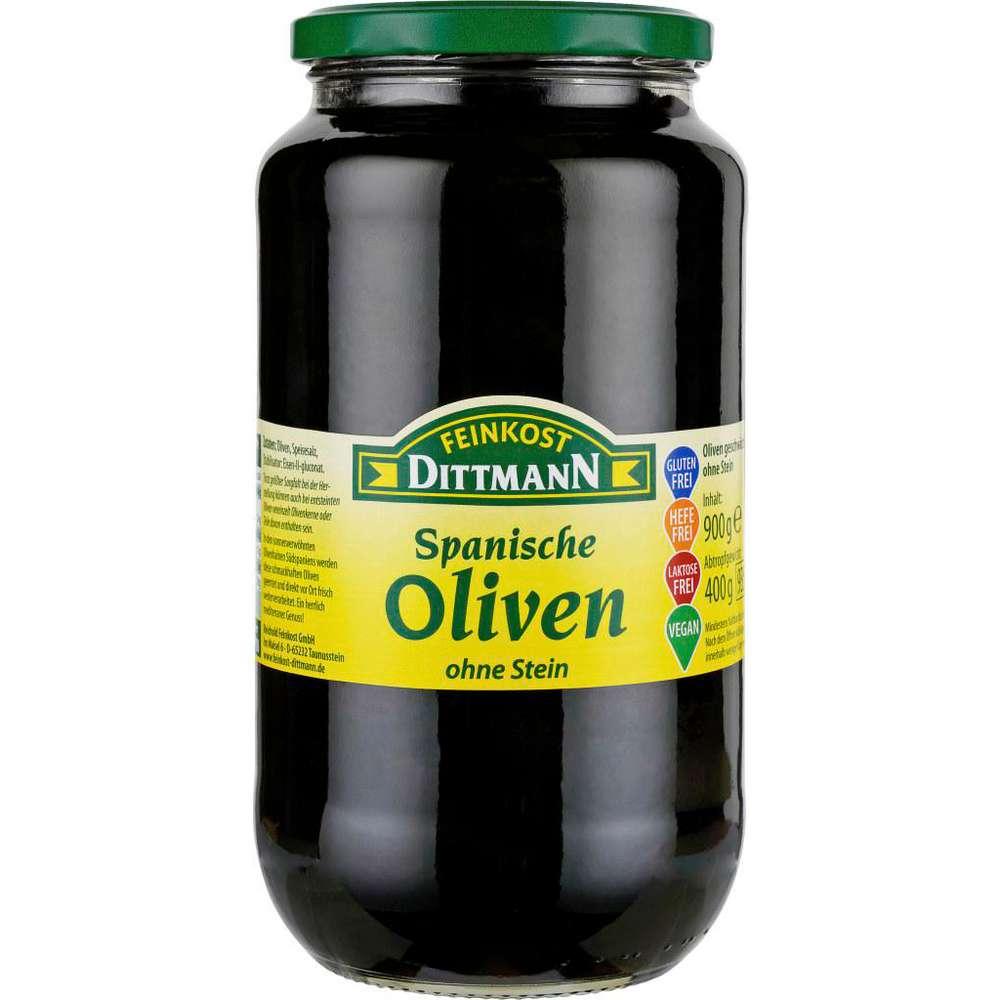 Black olives without stones