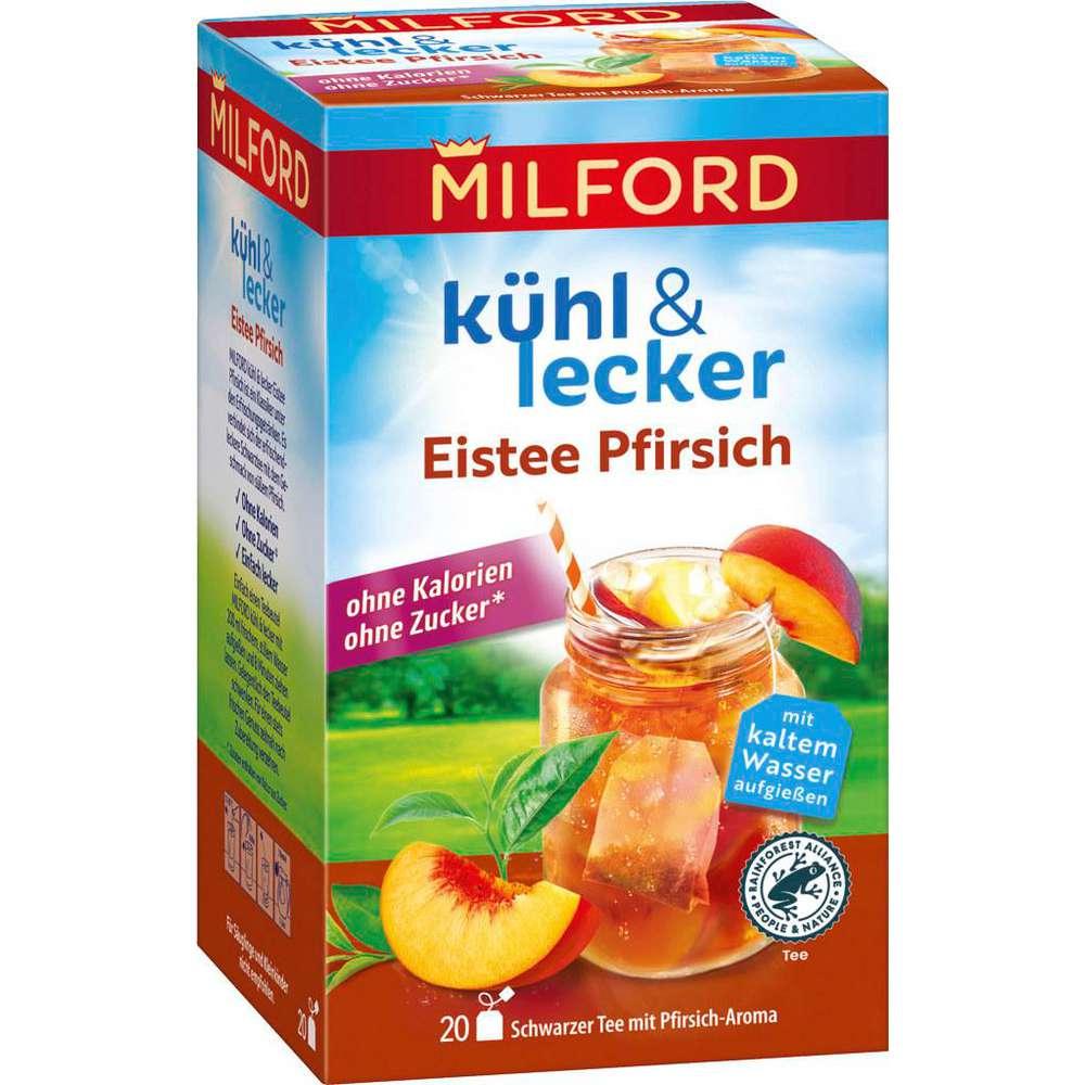 Black tea cool & delicious, iced tea peach