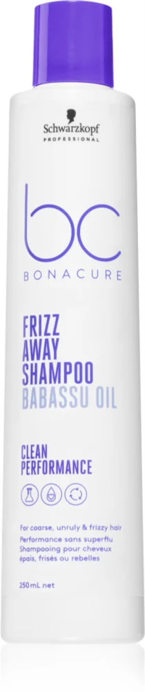 Schwarzkopf Professional BC Bonacure Frizz Away Shampoo Shampoo for unyielding and damaged hair