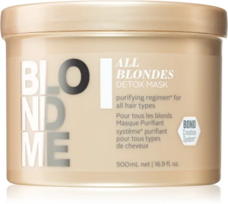 Schwarzkopf Professional Blondme All Blondes Detox Detoxifying cleansing mask for blonde and mixed hair