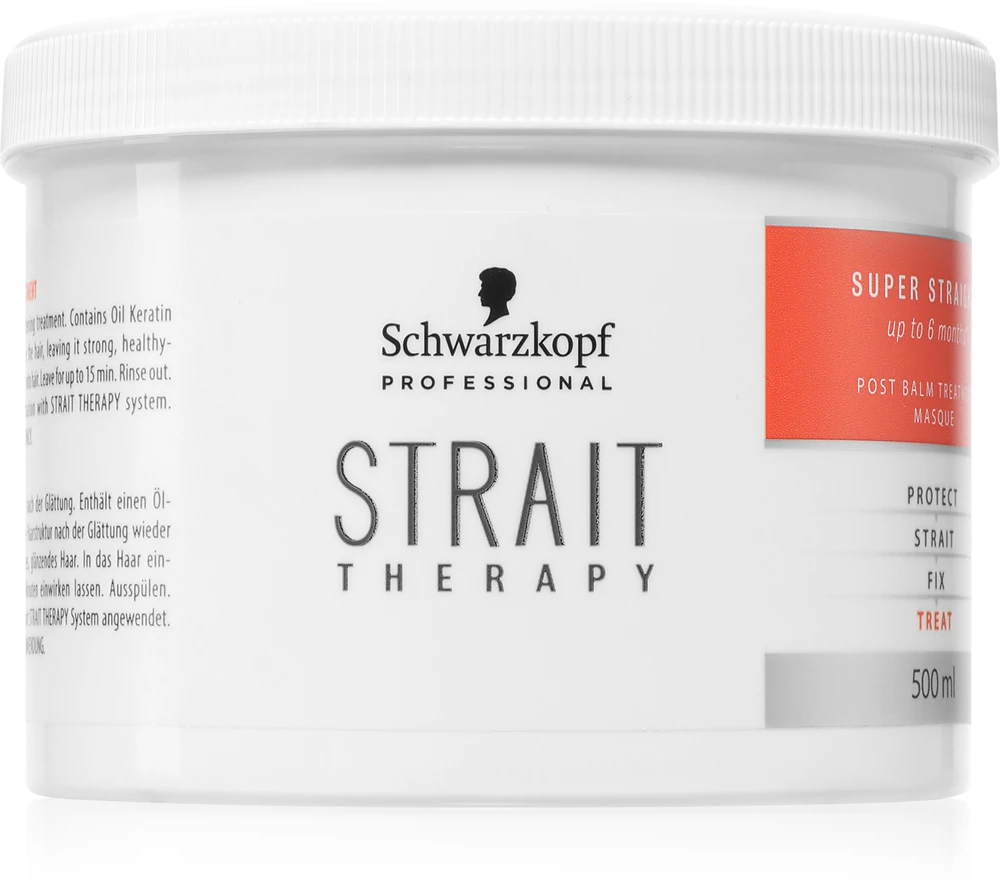 Schwarzkopf Professional STRAIT Therapy Post Balm Treatment restructuring mask to strengthen hair