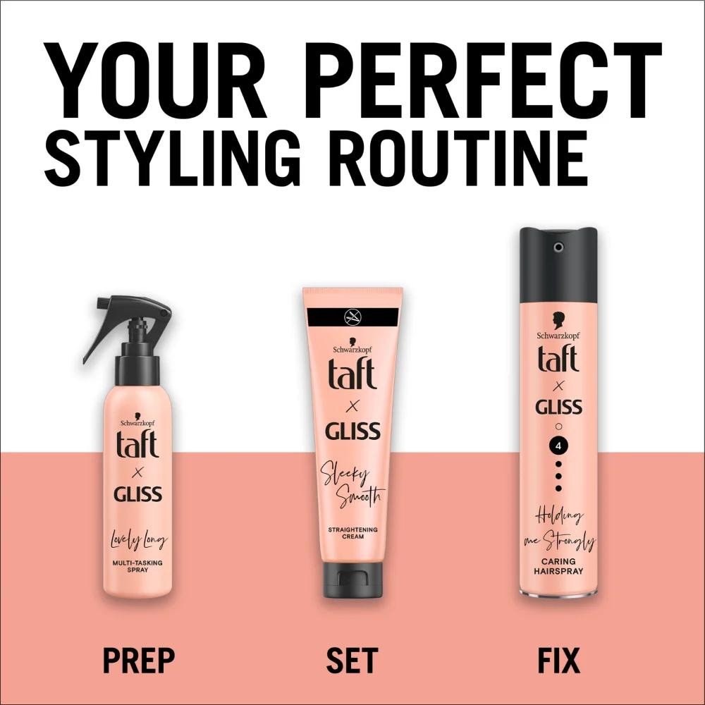 Schwarzkopf Taft x Gliss smoothing cream for hair