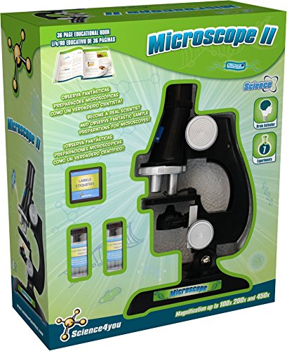 Science4you Microscope Ii Kit Educational Science Toy Handle Toy