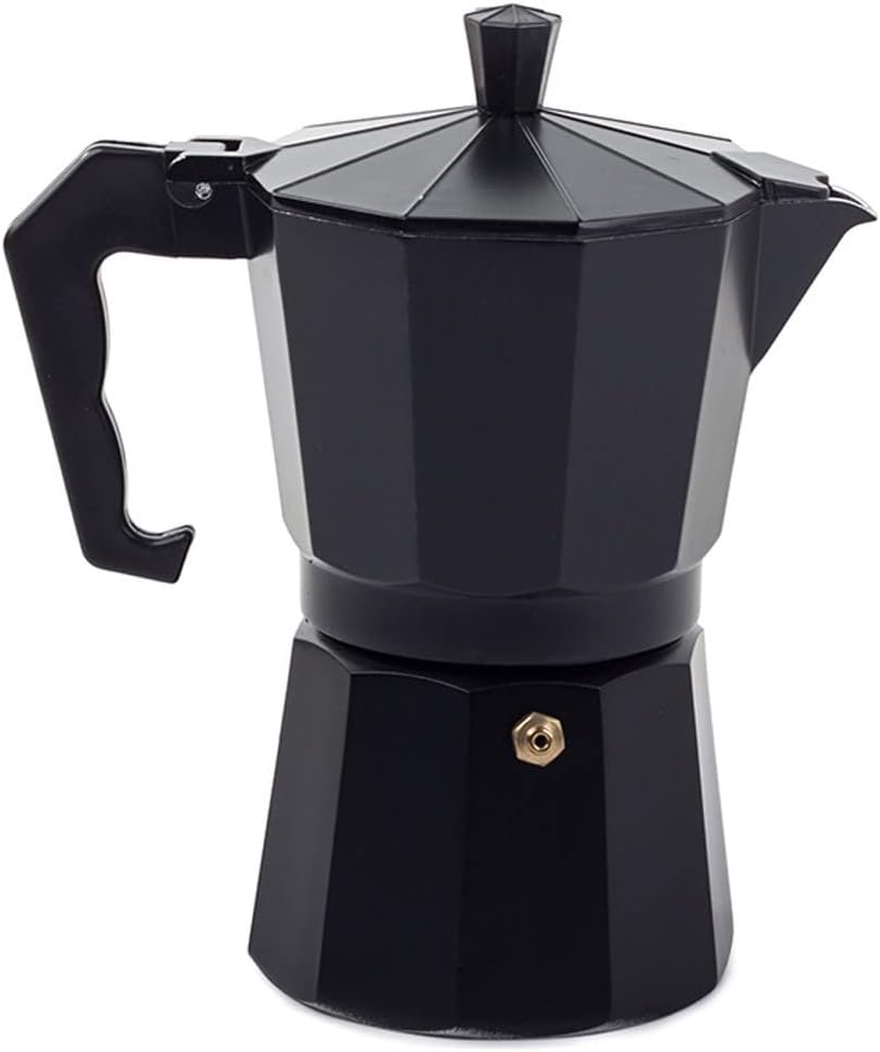 Espresso Maker for 6 Cups Espresso Mocha Coffee Black