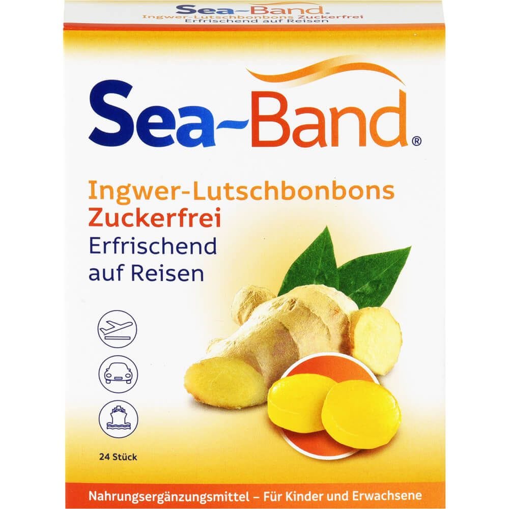 EB SEA-BAND Ginger Lollipops sugar-free