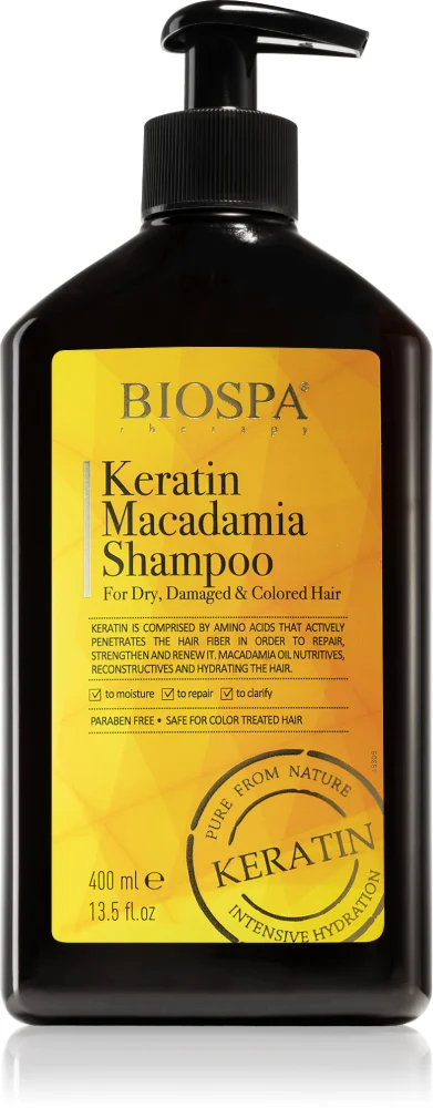 Sea of ​​Spa Bio Spa Keratin Macadamia Shampoo with keratin for colored and damaged hair