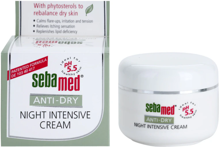 Sebamed Anti-Dry intensive night cream with phytosterols