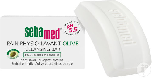 Sebamed Washing Block Without Soap Olive Sensitive Skin 150g