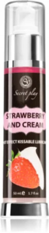 Secret play Hot Effect Strawberry with Cream flavored lubricant