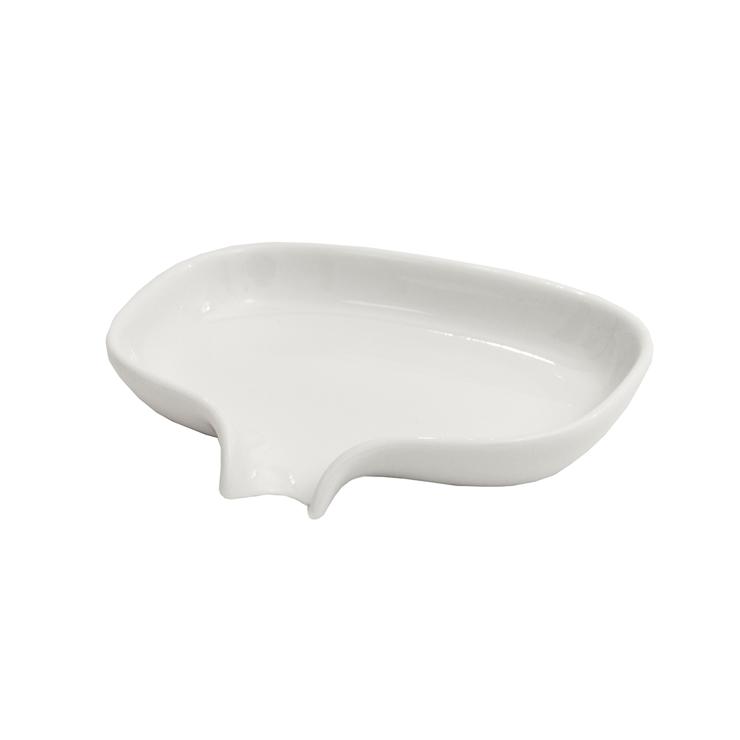 Soap Dish With Drain Porcelain