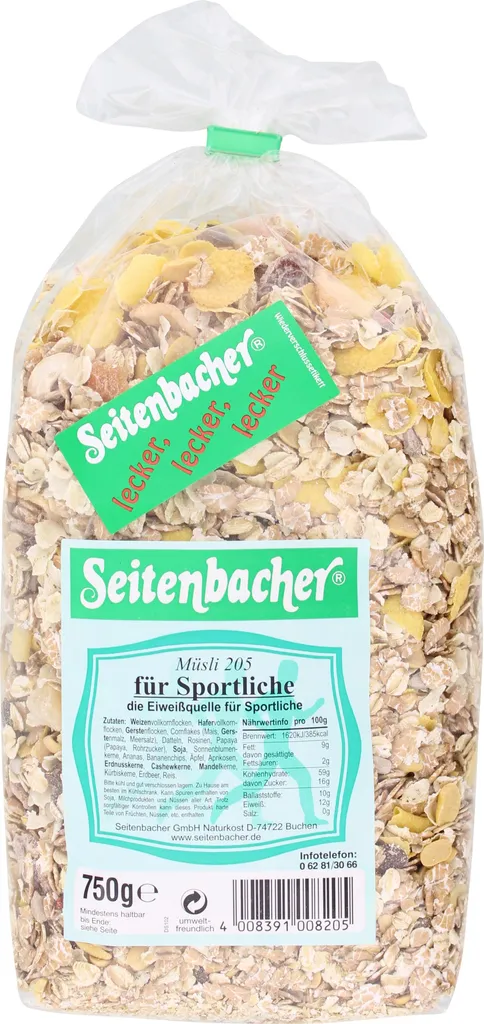 Seitenbacher® für Sportliche Müsli 500,0 g