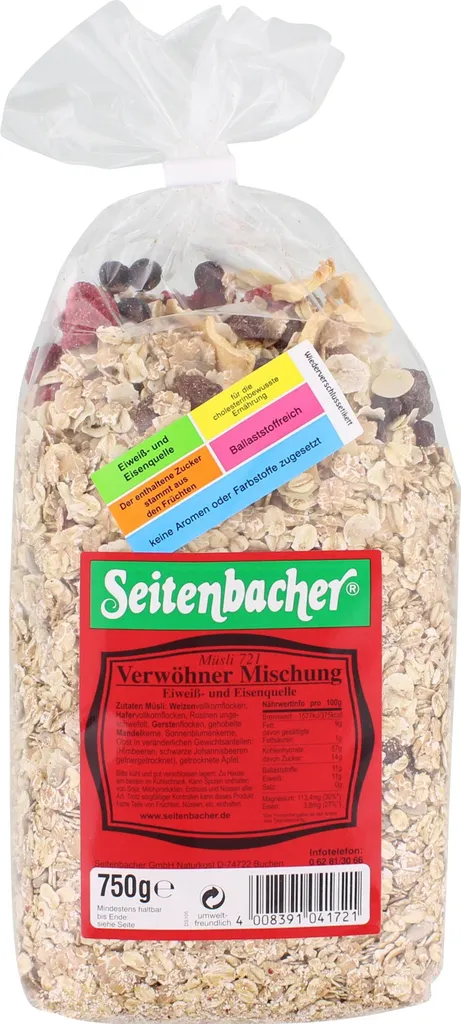 Seitenbacher® Verwöhnmischung Müsli 750,0 g
