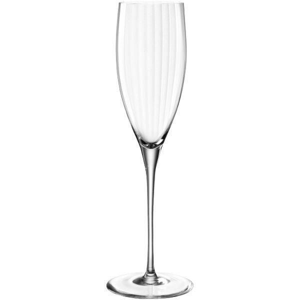 Poesia Clear champagne glass by Leonardo