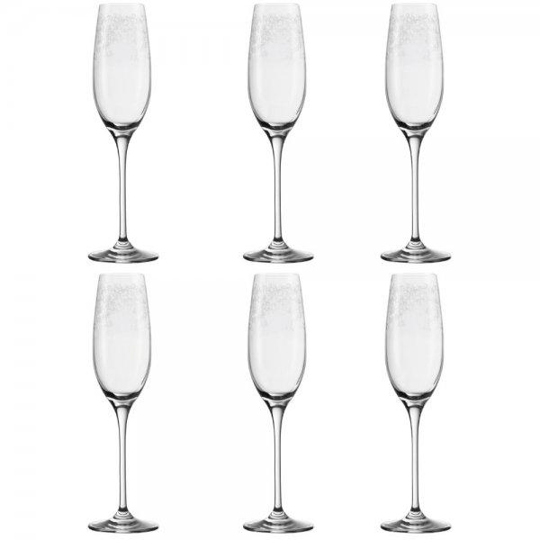 Champagne glass set Chateau Pantography (6 pieces) by LEONARDO