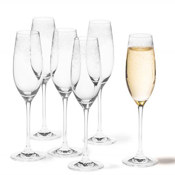 Chateau champagne glasses, 6 pieces, by Leonardo