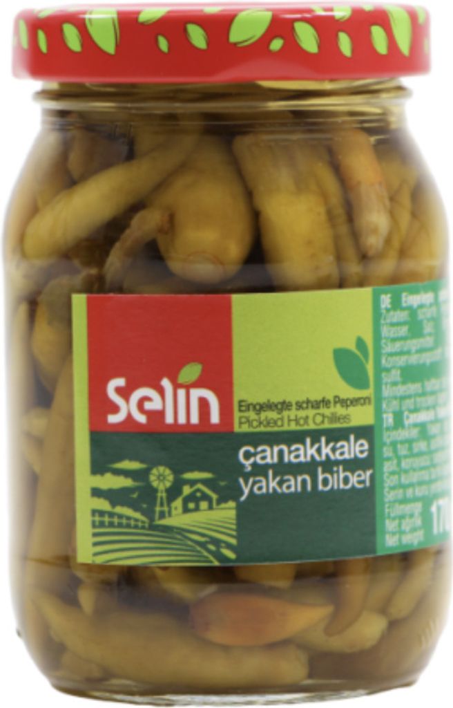 Selin Pickled Hot Peppers 170g