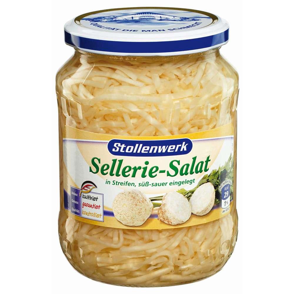 Celery salad, in strips